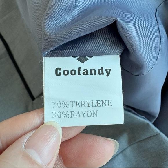 ☀️Coofandy Men's Gray Vest - Picture 8 of 11